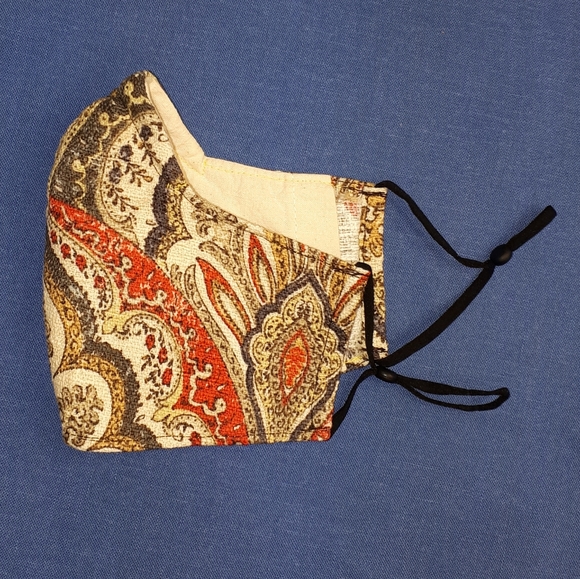NEW Hand-made Adult Lined Cotton Face Mask - Picture 4 of 6